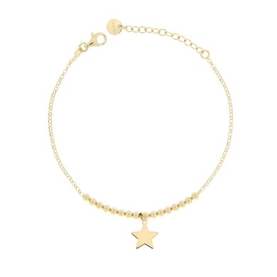 Rue des Mille Micro Bead Bracelet with Star BR190GG PL