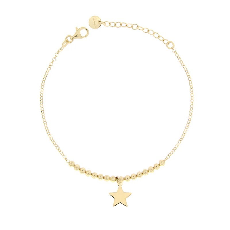 Rue des Mille Micro Bead Bracelet with Star BR190GG PL
