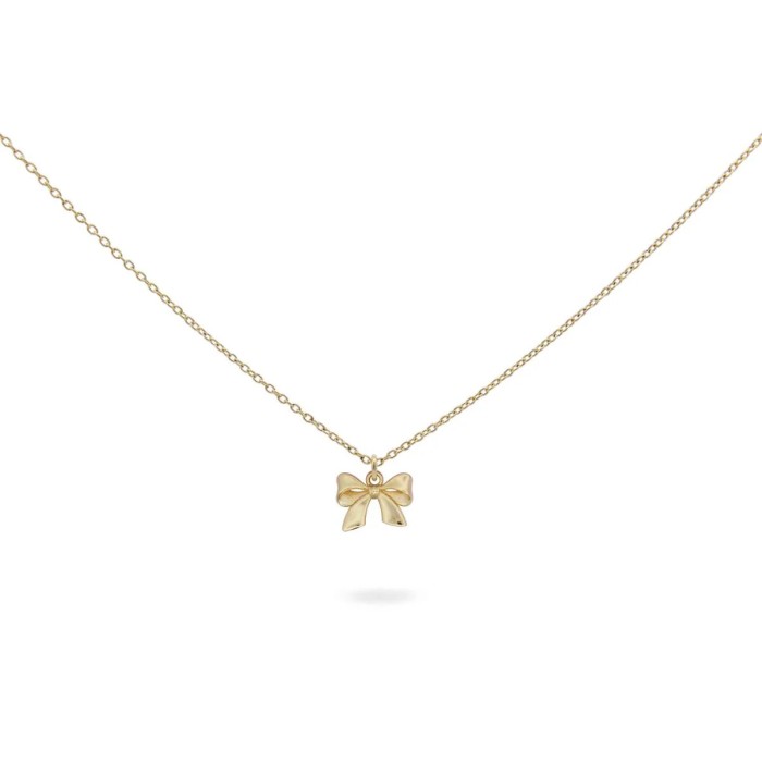 Round neck Rue des Mille with bow Candy Bows GR-022 M1