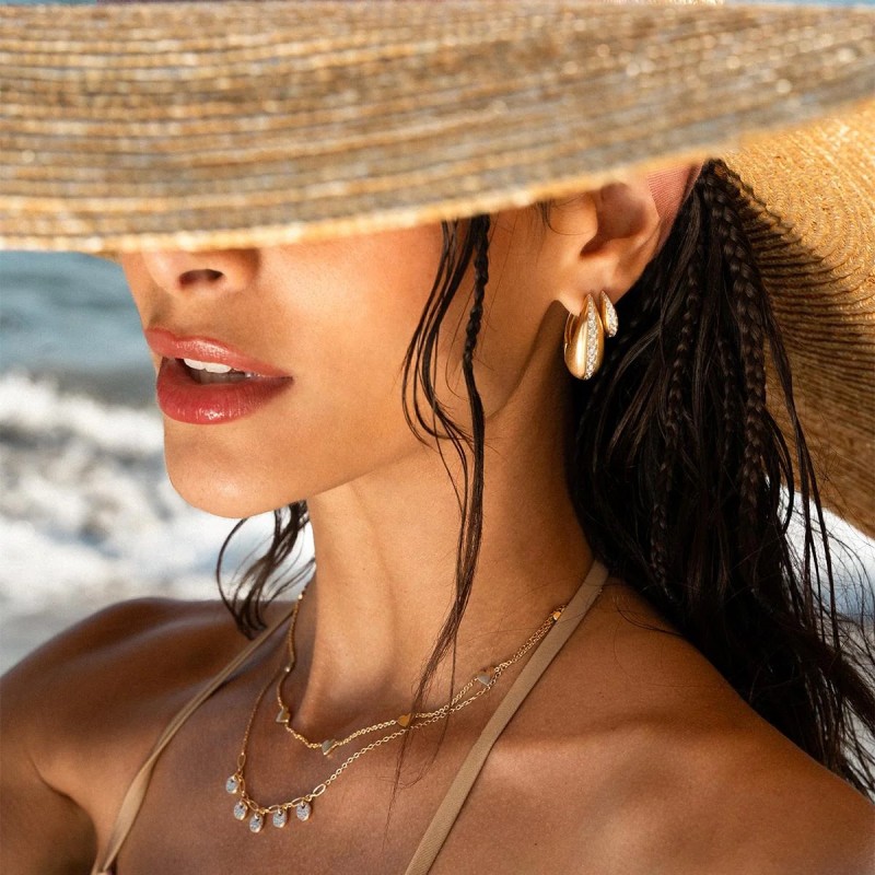 Orecchini chanky Rue des Mille a goccia Shapes ORZ-020 M5