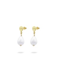 Earrings Rue des Mille with whiteside pearls OR-019 M1
