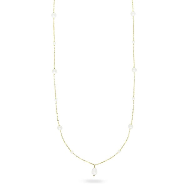Collana lunga donna Rue des Mille con perla a goccia Whiteside CL-019 M3