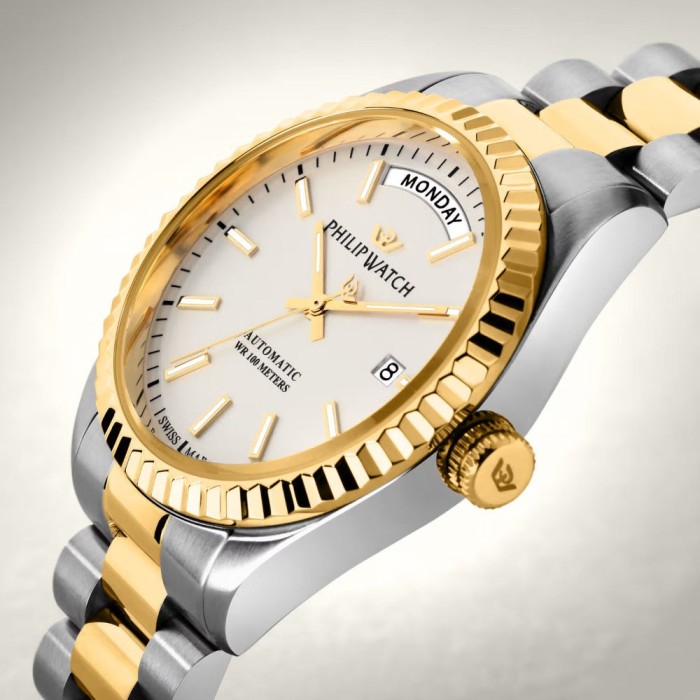 Men's Automatic Watch Philip Watch Caribe 8056783083046 Ivory