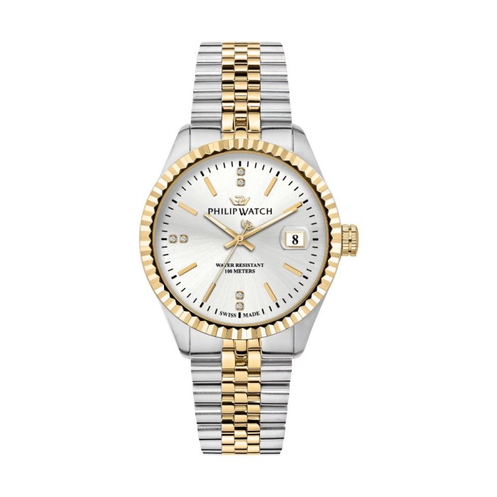 Quartz men's watch Philip Watch Caribe R8253597092 Silver