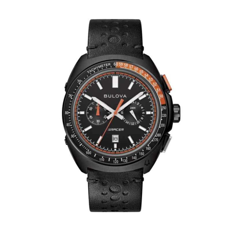Quartz man chronograph Bulova Racer 98B428 Black