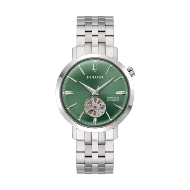 Orologio uomo automatico Bulova Aerojet 96A319 Verde