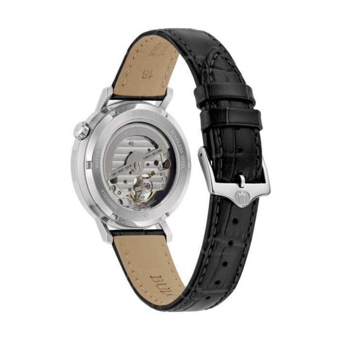 Men's Automatic Watch Bulova Aerojet 96A317 Black