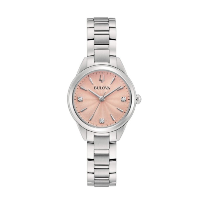 Women's Quartz Watch Bulova Sutton Lady Petite 96P254 Pink
