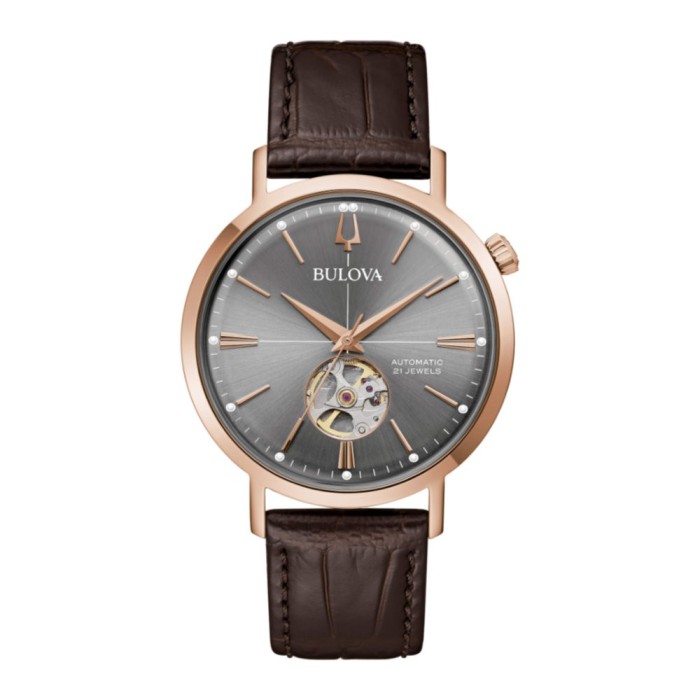 Men's Automatic Watch Bulova Aerojet 97A171 Anthracite