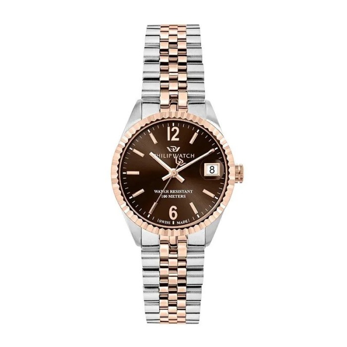 Orologio donna al quarzo Philip Watch Caribe R8253597660 Chocolate