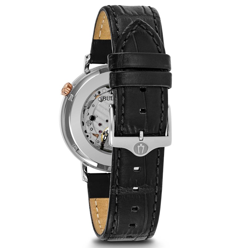 Bulova Orologio Uomo Automatico Aerojet 98A187 Antracite