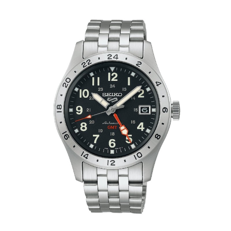 Orologio uomo automatico Seiko 5 Sports GMT SSK023K1 Nero