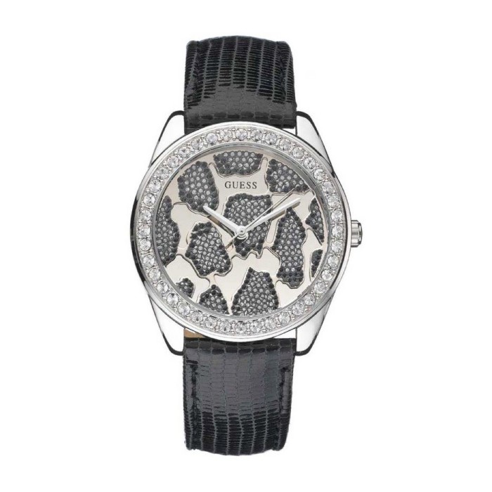 Orologio donna al quarzo Guess 3D Animal W0056L1 Argento e Nero