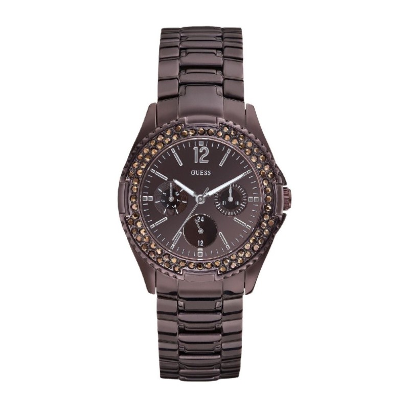 Women's Quartz Chronograph Guess Rock Candy W15531L1 Bronze