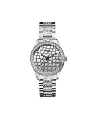 Quartz watch Guess Croco Glam W0236L1 Silver