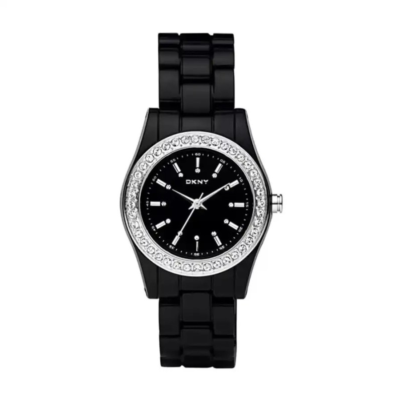 Women's Quartz Watch Woman Karan NY8146 Black