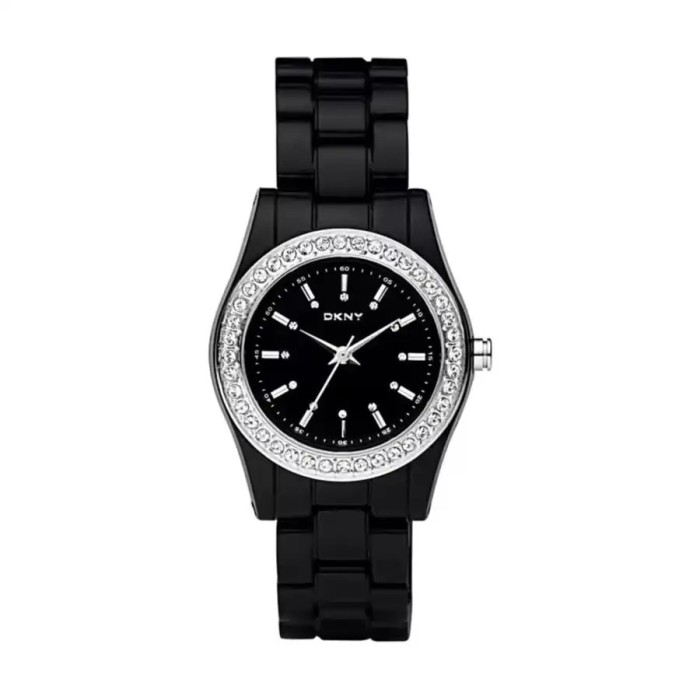 Women's Quartz Watch Woman Karan NY8146 Black
