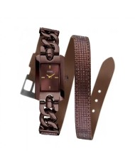 Quartz watch Guess Slinky W0053L4 Brown