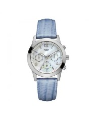 Women's Quartz Watch Guess W11148L2 Mother of Pearl and Blue