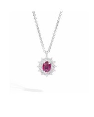Women's Pendant Recarlo with ruby and diamonds P79CC001/RB045- 45