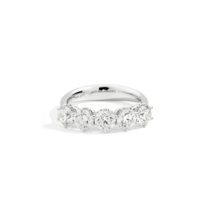 Women's Ring Recarlo Anniversary in white gold and diamonds R01MZ014/035-14