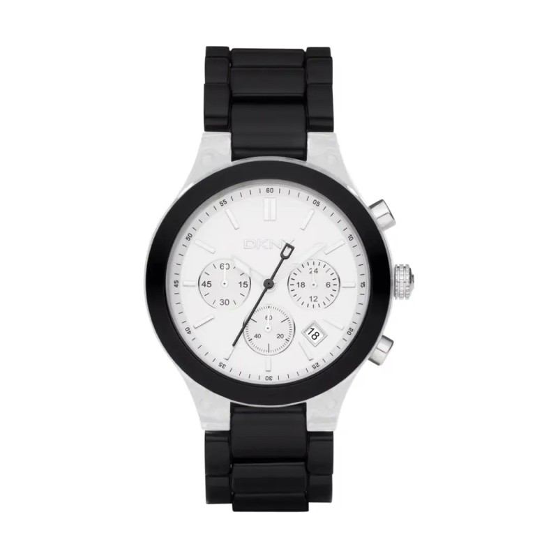 Women's Quartz Watch Women's Karan DKNY NY8264 Black and White