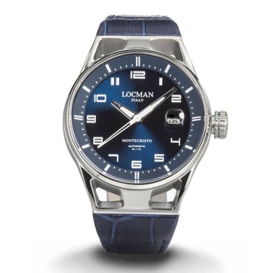 Locman Automatic Men's Watch Montecristo 41 MM 0541A02S Blue