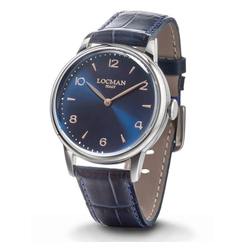 Locman Orologio Uomo al Quarzo 1960 0251A02R Blu