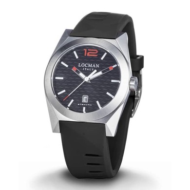 Locman Orologio Uomo al Quarzo Stealth 0810A01S Nero