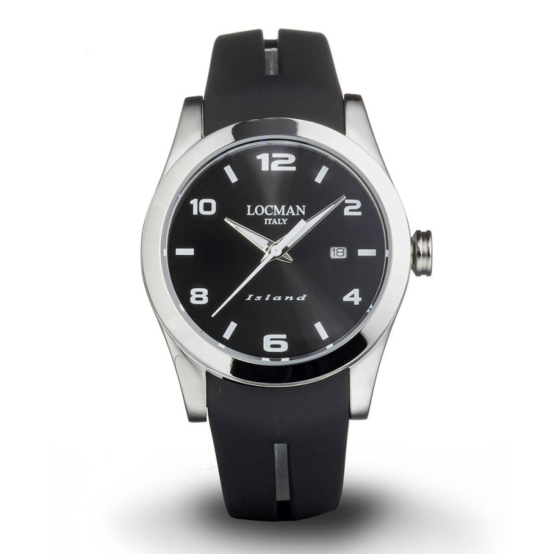 Locman Quartz Men's Watch Island 0613A01S Black