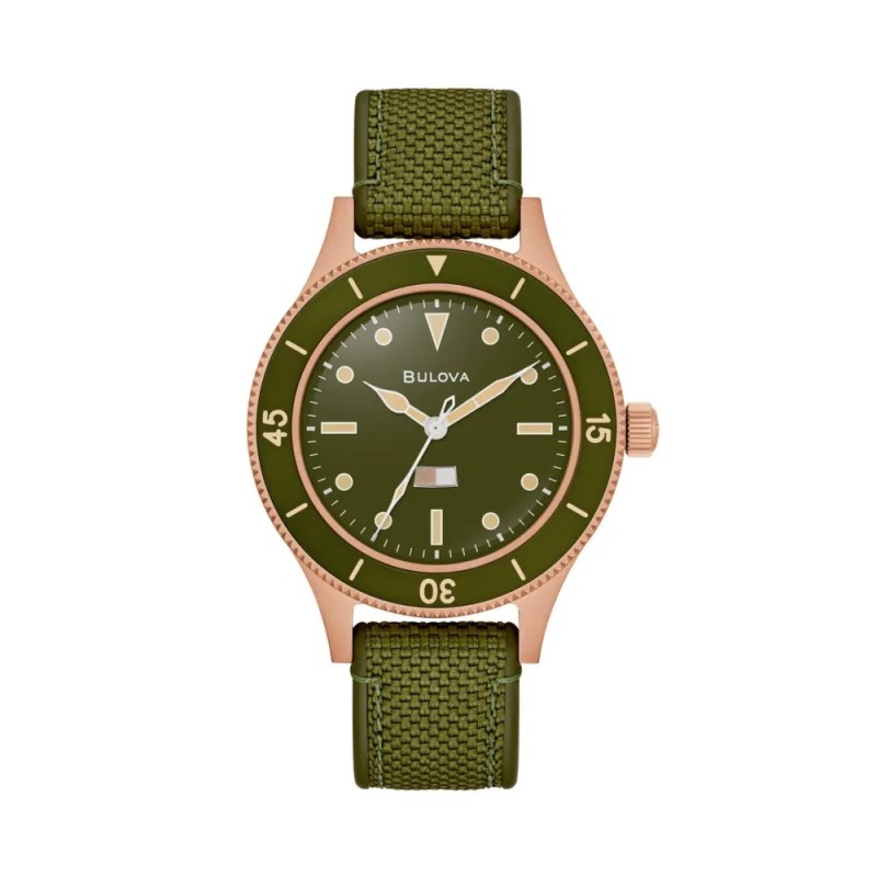 Orologio da uomo automatico Bulova Military Ships 98A324