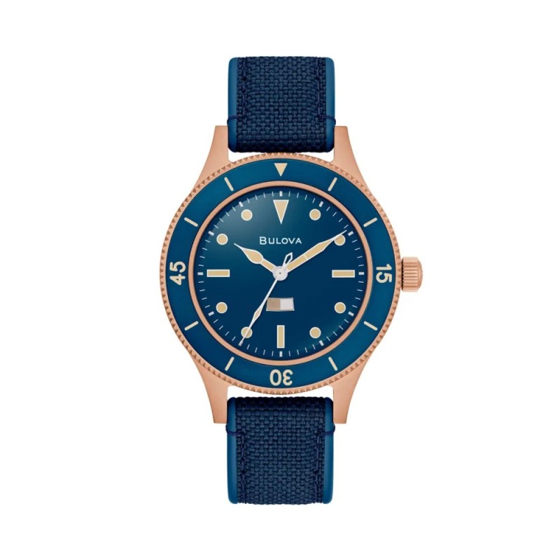 Orologio da uomo automatico Bulova Military Ships Bronze 98A325