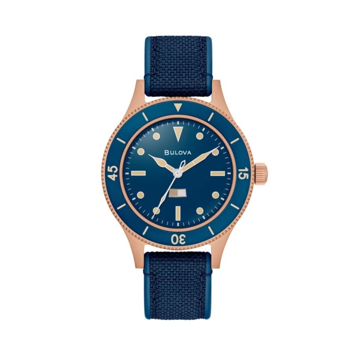 Orologio da uomo automatico Bulova Military Ships Bronze 98A325