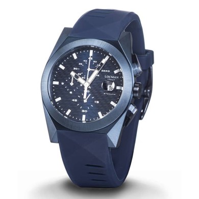 Locman Cronografo Uomo al Quarzo Stealth 0812B02S Blu