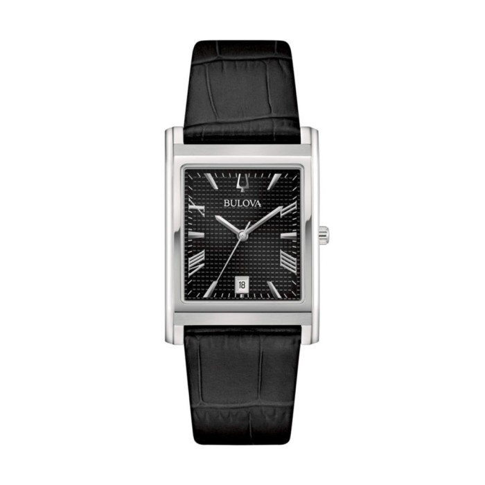 Quartz men's watch Bulova Classic Rectangle 96B445