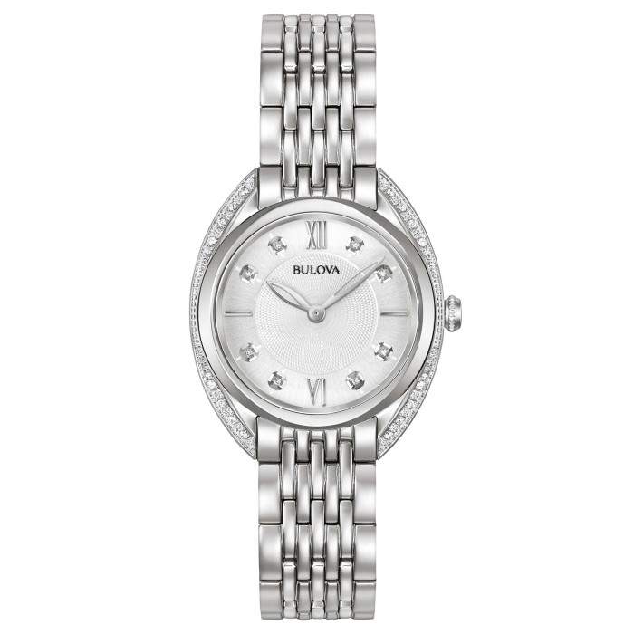Quartz women's watch Bulova Classic Diamonds 96R212
