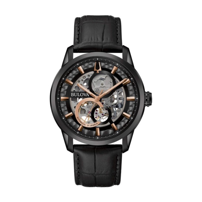 Automatic men's watch Bulova Sutton Skeleton 98A283