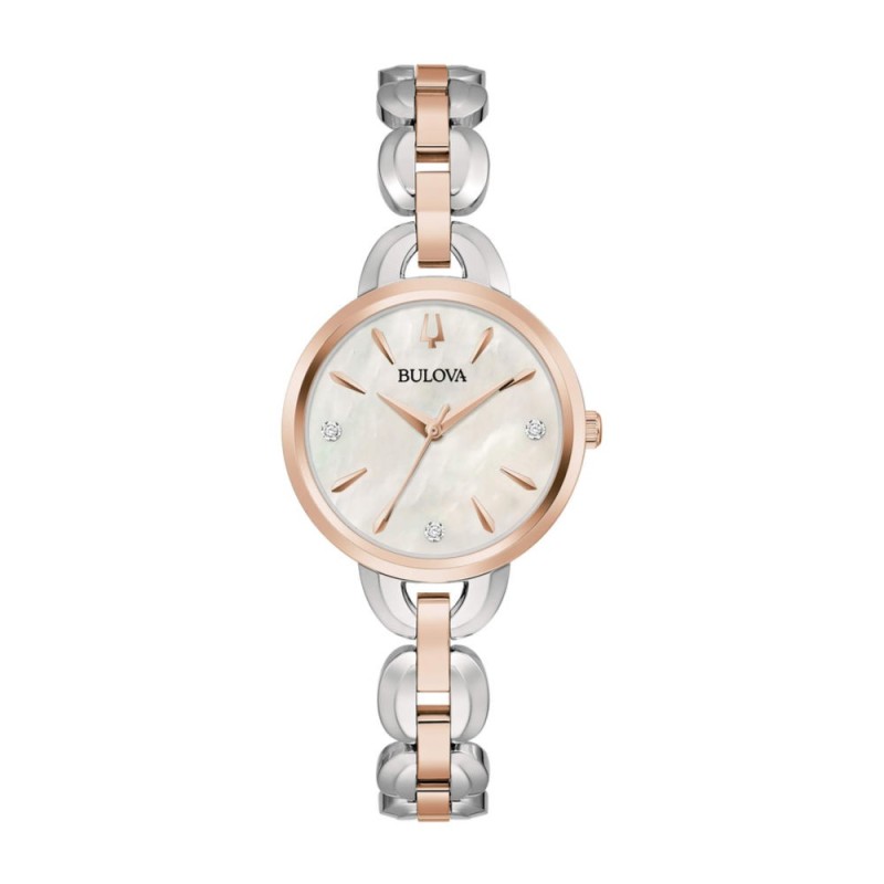 Quartz women's watch Bulova Classic Diamonds 98p210