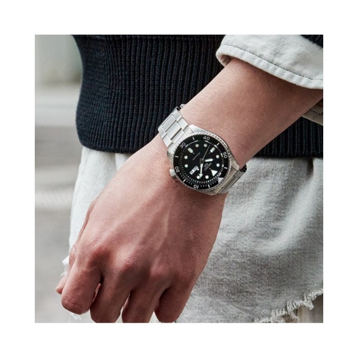 Seiko Orologio Uomo Automatico 5 Sports SRPD55K1 Nero