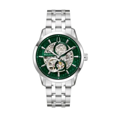 Orologio da uomo automatico Bulova Sutton Skeleton 96A329