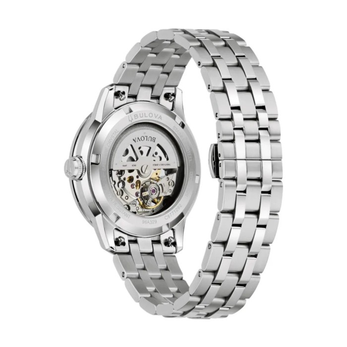 Men's automatic watch Bulova Sutton Skeleton 96A329