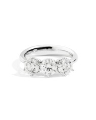Women's trilogy ring Recarlo in 18 kt white gold and diamonds R01TY014/081-13