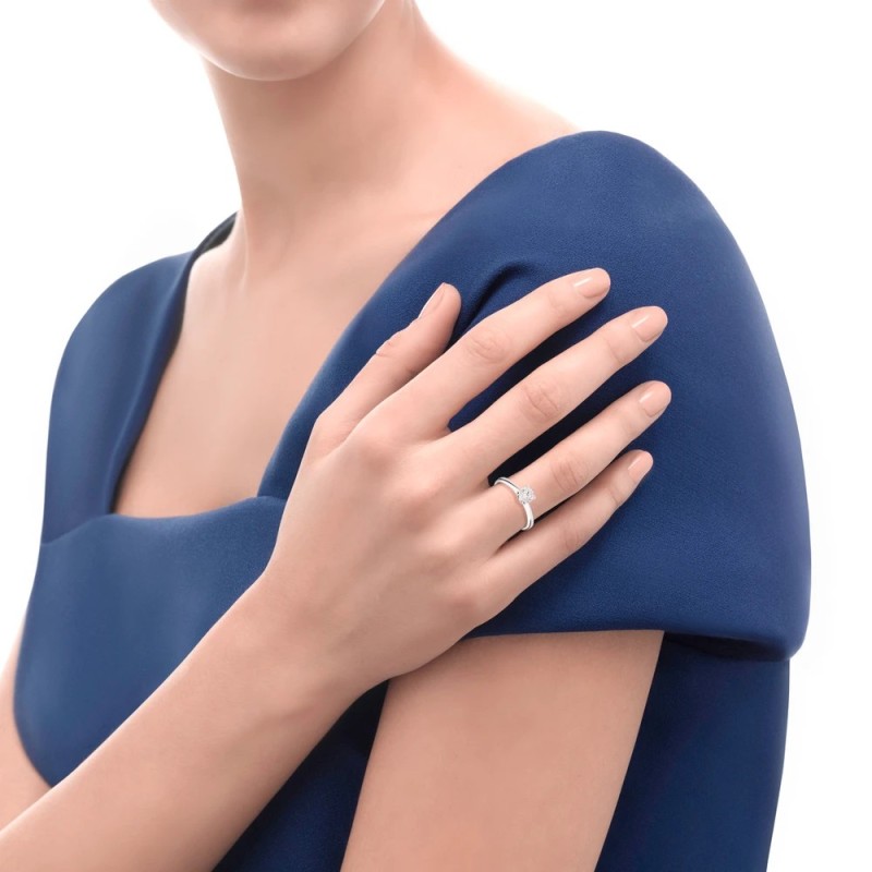 Ladies' ring Recarlo in white gold and diamond R30SO100/041-14