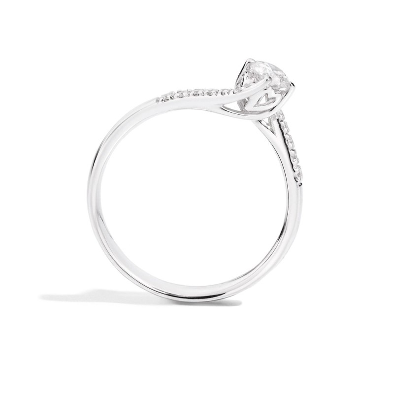 Anello da donna Recarlo in oro bianco 18 kt e diamanti R01SP195/050-14