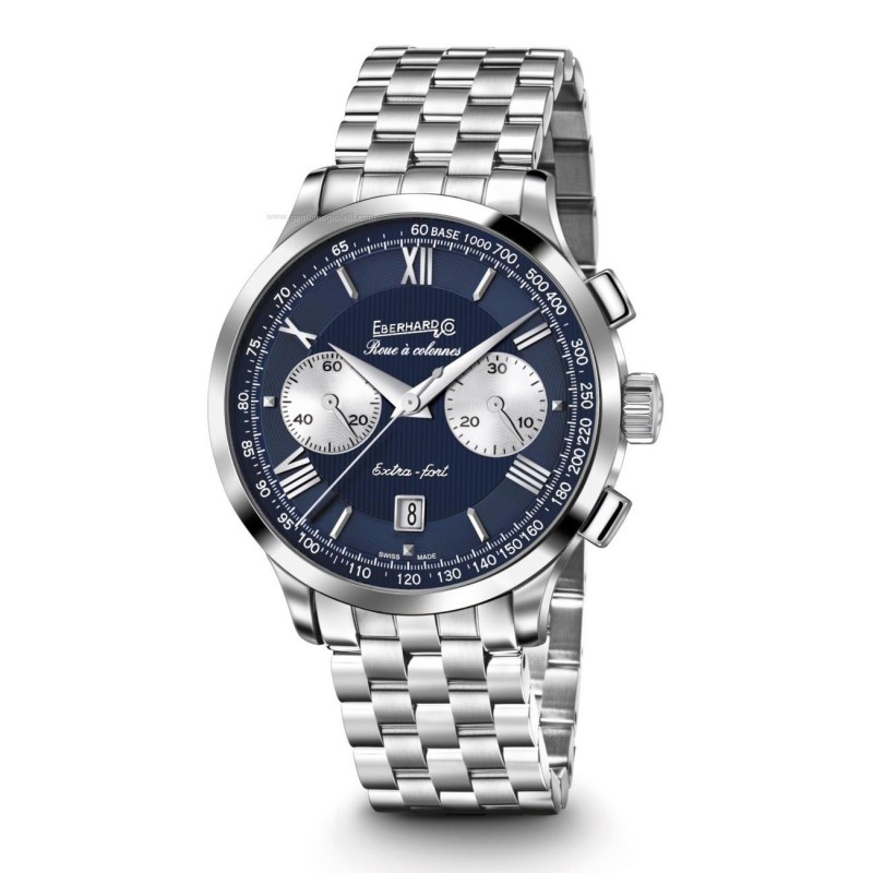 Eberhard & Co Men's Watch Automatic Extra-Fort 31956.9CA Blue