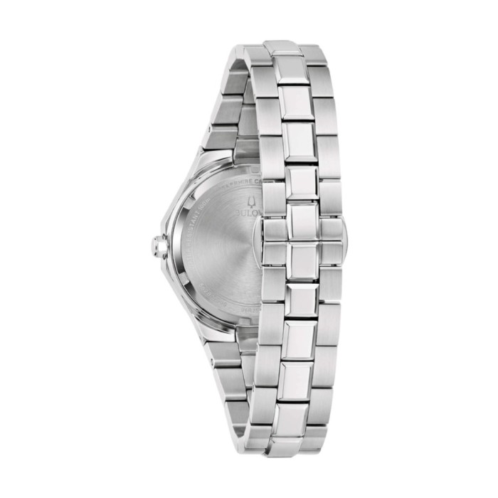 Women's quartz watch Bulova Octagon Lady Diamonds 96R255