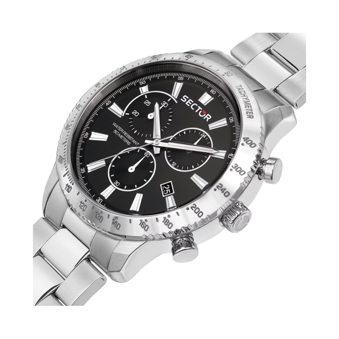 Sector Quartz Men's Chronograph 270 R3273778005 Black