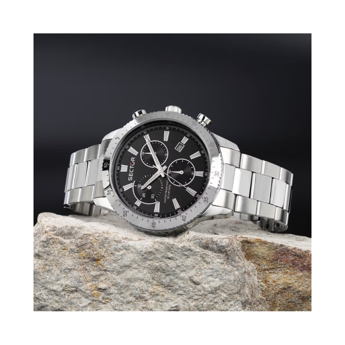 Sector Quartz Men's Chronograph 270 R3273778005 Black
