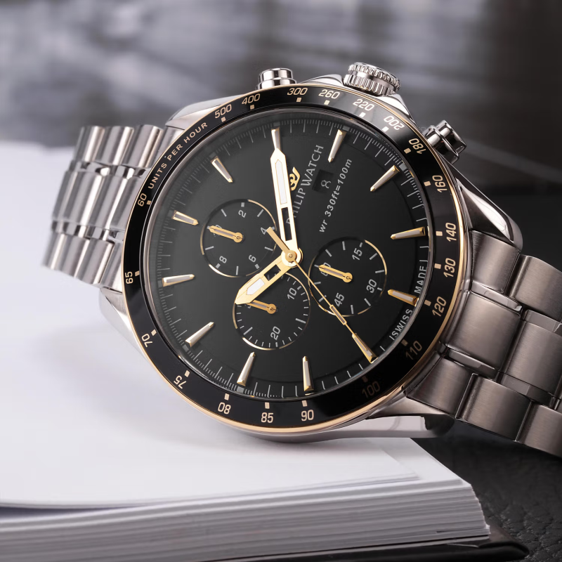 Philip Watch Cronografo Uomo al Quarzo Blaze R8273995007