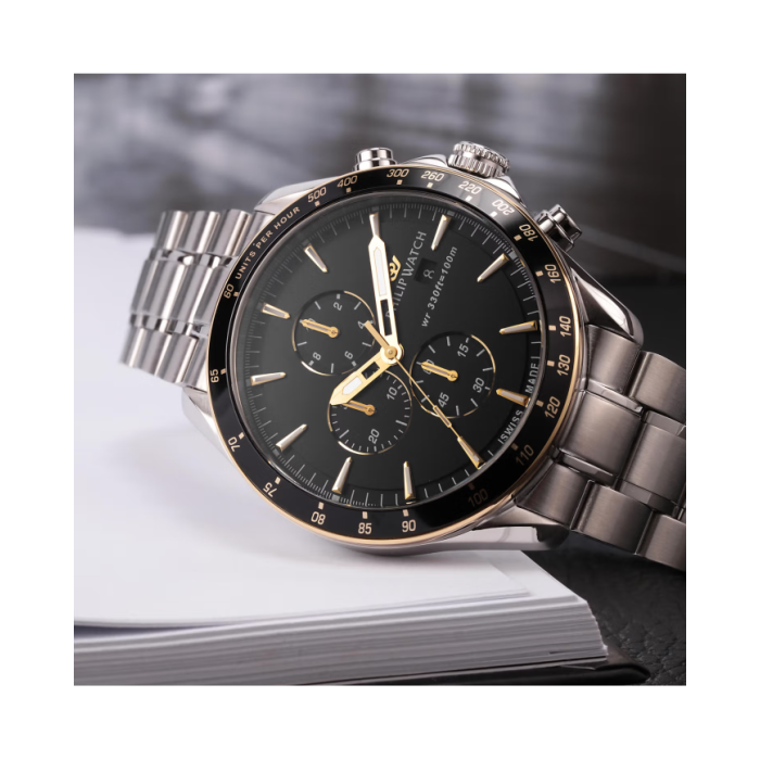 Philip Watch Cronografo Uomo al Quarzo Blaze R8273995007